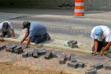 Правила укладки тротуарной плитки на песок