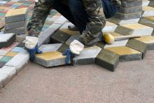 Температура укладки тротуарной плитки