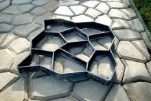 Трафарет для тротуарной плитки