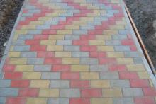 Тротуарная плитка кирпичик: варианты укладки